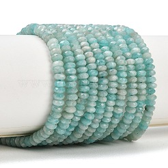 Природных амазонит бисер нитей&nbsp;G-B175-A08-2x4mm