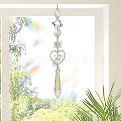 1 шт. сплав планета луна подвесные украшения&nbsp;AJEW-CN0001-06