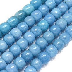 Chapelets de perles en jade de malaisie naturelle&nbsp;G-B165-F10-10x10mm