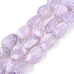 Brins de perles d'améthyste lavande naturelle&nbsp;G-N362-14A-01