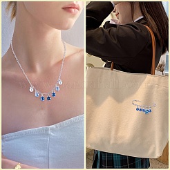 Pendenti con perle di vetro 70 pz 5 colori&nbsp;PALLOY-TAC0321