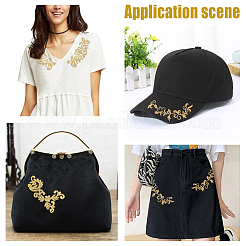 4 стиль полиэстер компьютерная вышивка пришивание тканевых заплаток&nbsp;PATC-NB0001-01