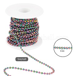 Ионное покрытие (ip) шариковые цепи из нержавеющей стали 304 CHS-H013-04M-3MM-A