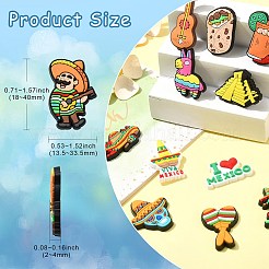 60 шт. 30 стиля ПВХ кабошоны&nbsp;KY-CJ0002-09B