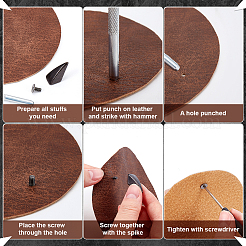 Заклепка винта корабля сплава цинка твердая PH-PALLOY-WH0018-01B