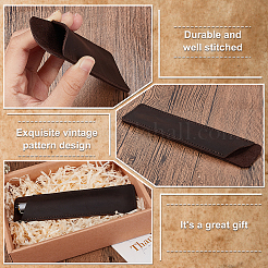 2 шт. 2 стильных кожаных держателя для ручек&nbsp;AJEW-GA0006-29B