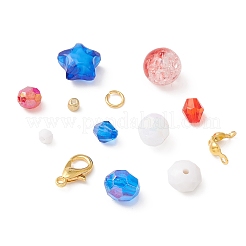 Набор для изготовления ожерелья и браслета ко дню независимости своими руками&nbsp;DIY-FS0004-89