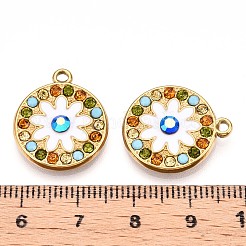 Подвески из нержавеющей стали 304 со стразами&nbsp;STAS-T064-52