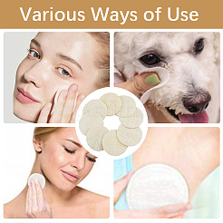 40 шт. натуральная мочалка-губка для отшелушивания кожи лица&nbsp;MRMJ-CN0001-01C