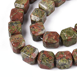Природные Unakite бисер нитей G-N353-03A-05