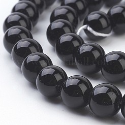 Sintetico pietra nera fili di perline&nbsp;X-GSR044