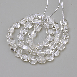 Природных кристаллов кварца бисер нитей X-G-Q952-09-8x10