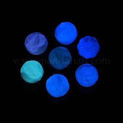Perles acryliques transparentes bicolores lumineuses&nbsp;OACR-Q199-38