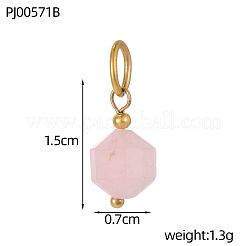 Натуральный розовый кварц&nbsp;G-OY009-87G