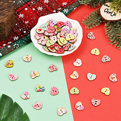 100 шт. деревянные пуговицы&nbsp;DIY-SP0005-91