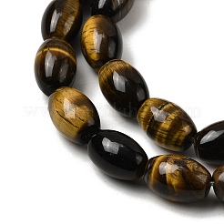 Природных тигровый глаз бисер нитей G-A275-A01-8x12mm