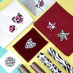 10 шт. 10-цветная виниловая термопленка DIY-NB0005-28-1