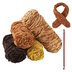 Magibead 4шт 4 цвета пряжа шерстяная синель&nbsp;AJEW-MB0001-10