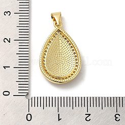 Покрытие стойки латунь микропаве фианиты с подвесками из синтетического опала&nbsp;KK-D088-31G