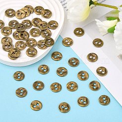 Пуговицы тибетскго стиля TIBE-R178-AG-LF