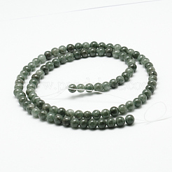 Chapelets de perles en jade jaune naturel&nbsp;G-G598-8mm-YXS-25