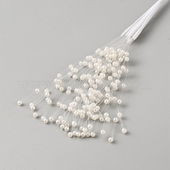 Пластиковые искусственные жемчужные бусины букеты&nbsp;AJEW-WH20020-394D