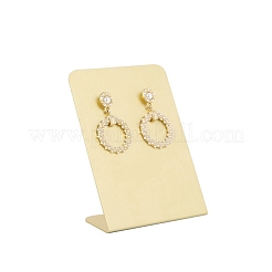 アルミ合金イヤリングディスプレイスタンド  L字型  8.5x3.1x7cm  穴：1.4mm&nbsp;EDIS-E009-02G-02