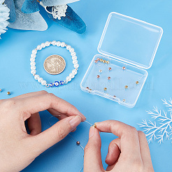 30 шт. 3 цвета 925 бусины-разделители из стерлингового серебра&nbsp;STER-BBC0001-30