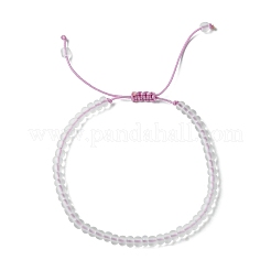 Bracciale da donna con perline intrecciate con semi di vetro&nbsp;BJEW-JB09657