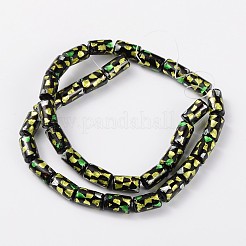 Oro e argento a mano colonne perline di vetro foglio&nbsp;LAMP-L041-01A