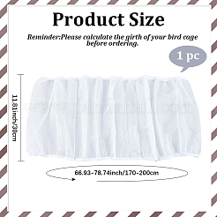 Housses en maille de cage à oiseaux en polyester&nbsp;AJEW-WH20054-249A