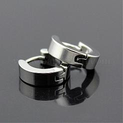 Messing huggie Creolen&nbsp;EJEW-EE0002-252F