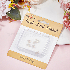 10шт латунные подвески из кубического циркония с микро-паве&nbsp;FIND-BBC0002-85