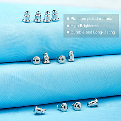 100 пара латунных гаек-ушей&nbsp;KK-CN0003-28