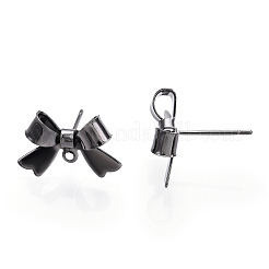 Fornituras de aretes de latón&nbsp;KK-S360-174EB