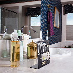 Непрозрачные акриловые подставки для серег EDIS-WH0016-017B