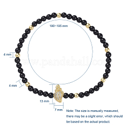 Bracelets élastiques&nbsp;BJEW-JB04904-04