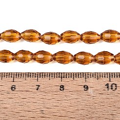 Chapelets de perles en verre transparente  &nbsp;LS-GLAA-N071-01A-A09