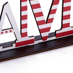 Украшение рабочего стола из натурального дерева&nbsp;DJEW-C007-05