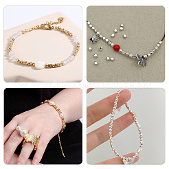 150шт 5 цвета латунные дистанционные бусины&nbsp;KK-AR0004-52