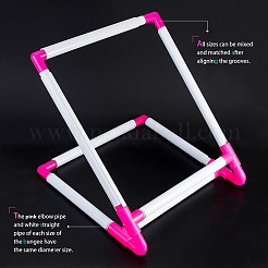 Регулируемая пластиковая регулируемая рамка клипсы для вышивания TOOL-WH0079-92