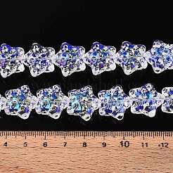 Гальванизируйте прозрачное стекло бисер нитей&nbsp;EGLA-N020-02