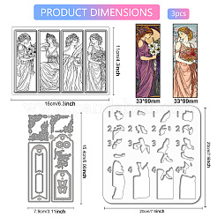 1 шт. закладка для книг с ангельской тематикой трафареты для резки из углеродистой стали&nbsp;DIY-GL0003-213