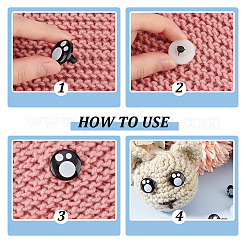 8 стиль пластиковый глаз безопасности для ремесла DIY-GL0005-27