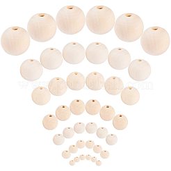 Незаконченные деревянные бусы&nbsp;WOOD-PH0008-16