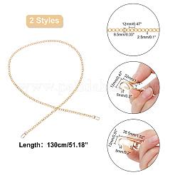 Manija del bolso del monedero de la cadena del bordillo de la aleación de aluminio del estilo 2pcs 2&nbsp;FIND-WR0001-12