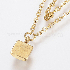 Браслеты-цепочки из нержавеющей стали 304 BJEW-I243-22G-A