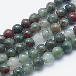 Natürliche afrika drachenblut perlen stränge, Runde, 8 mm, Bohrung: 2 mm, ca. 48 Stk. / Strang, 15.3 Zoll
