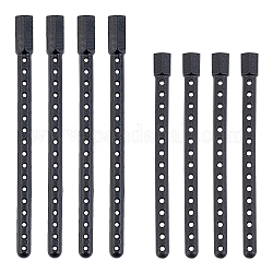 4 pieza hsp 1/10 accesorios columna de carcasa de coche de plástico para 94122 y 94123 y 94102 y 94103, negro, 69~83x6x5.5mm, agujero: 1.5 mm, 4 PC / sistema