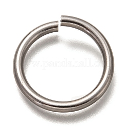 304 Edelstahl Ringe springen, offene Ringe springen, runden Ring, Edelstahl Farbe, 22x2.5 mm, Innendurchmesser: 17 mm